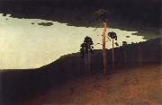 Arkhip Ivanovich Kuindzhi The far-away place of forest oil on canvas
